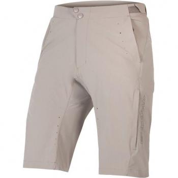 Endura Pantalones Cortos GV500 Foyle Beige, Ciclismo, Hombre, Talla L, Sin Badana, Color Gris Fósil