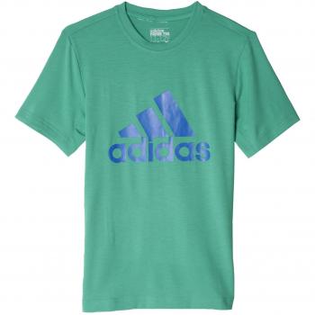 adidas Yb Tr 3S Wv Sh Camiseta, Niños, Verde