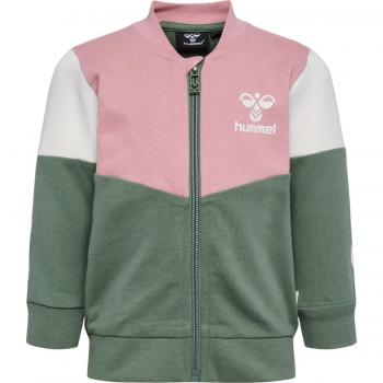 Hummel hmlFinna Baby Tracksuit Jacket - Unisex, Green, 15/18 Months