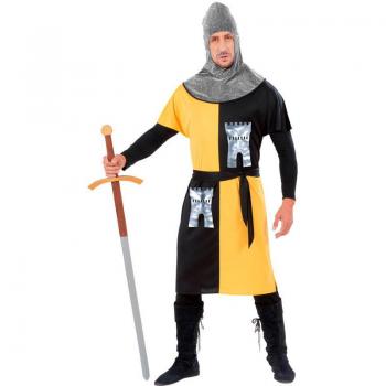 Disfraz de Guerrero Medieval Amarillo para hombre