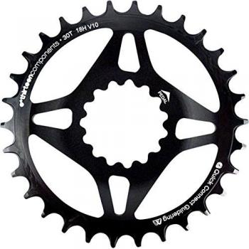 CR2UNA E13-100-Plato de Bicicleta, Color Negro