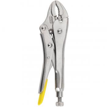 Stanley Mordaza bloqueable Maxsteel Boca Curva 185mm 0-84-808, Plateado, 185 mm