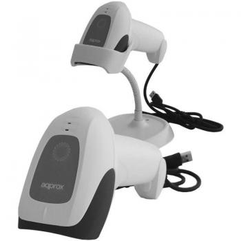 Approx APPLS11ASWH Lector de Código de Barras 1D USB