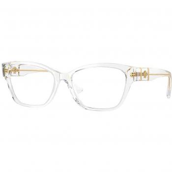 Versace VE3344F Asian Fit 148 Women’s Eyeglasses Clear Size 54 (Frame Only) - Blue Light Block Available