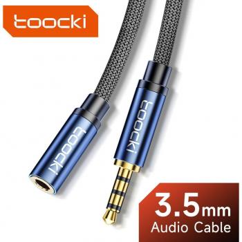 Toocki 3.5mm Male to Female Audio Extension Cable with Microphone