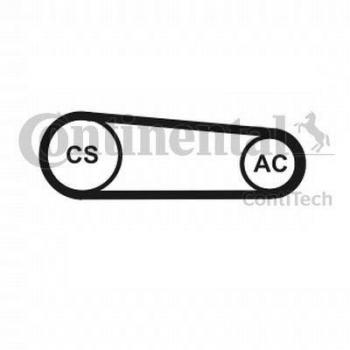 Juego de correas auxiliares poli V CONTITECH CTAM V-Ribbed Belt Set 4PK917 ELAST T1 para FIAT Stilo