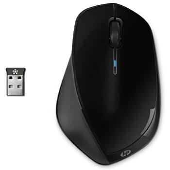 Ratón HP X4500 Wireless - Sensor láser preciso de hasta 1600 CPI, diseño cómodo y flexible, receptor USB inalámbrico de 2,4 GHz incluido