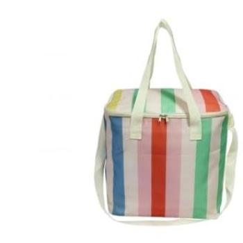 Nevera de poliéster multicolor para camping y playa 30x20x30 cm