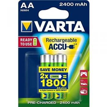 Varta ACCU - Pack de 2 Pilas AA Recargables