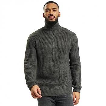 Brandit Men's Anthracite Marine Troyer Sweater