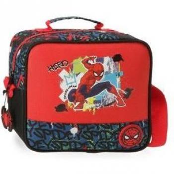 Neceser Adaptable Urban con Bandolera y Diseño Spiderman para Niños