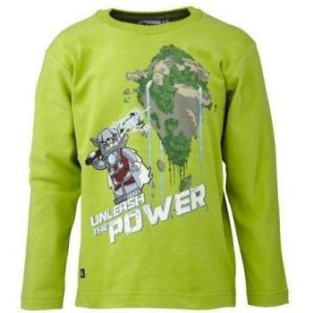 LEGO Wear Chima - Camiseta de manga larga con cuello redondo para niño, color lima 848, talla 8 años