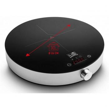 Fritel IP1266 Placa de Inducción 2000W 26cm Diámetro Plata/Negra
