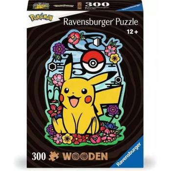 PUZZLE DE MADERA RAVENSBURGER POKEMON PIKACHU 300 PIEZAS