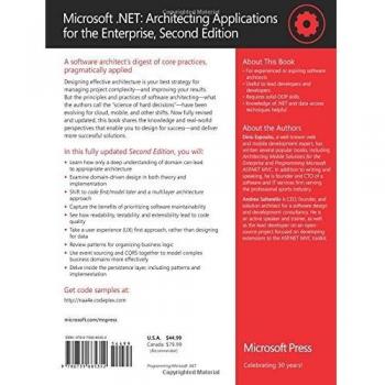 Microsoft .NET - Architecting Applications for the Enterprise