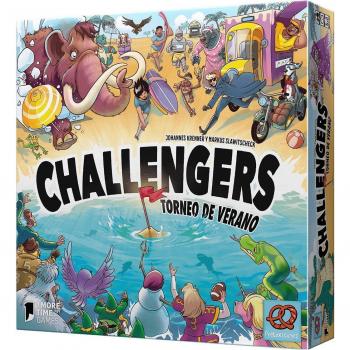Challengers! Beach Cup - Juego de mesa para el torneo de verano, recomendado a partir de 8 años