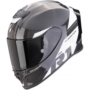 Casco EXO R1 EVO CARBON AIR RALLY Negro-Blanco