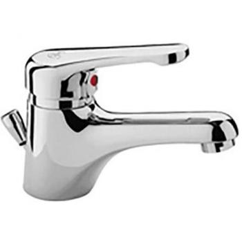Mezclador monomando de lavabo Nettuno con desagüe automático cromado