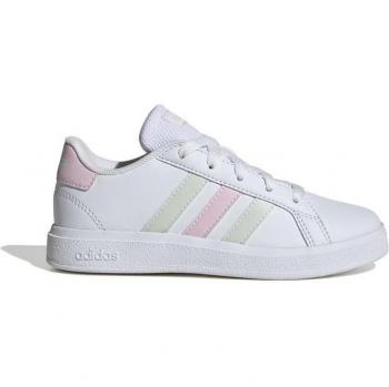 Adidas Grand Court 2.0 Children's Sneakers - White/Clear Pink