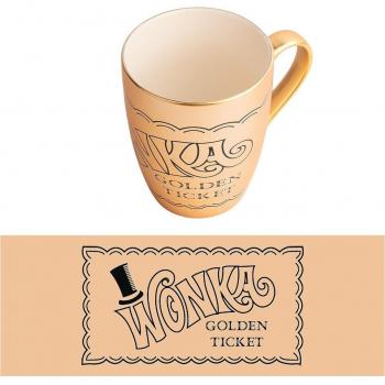 Taza Willy Wonka Golden Ticket de Erik Editores