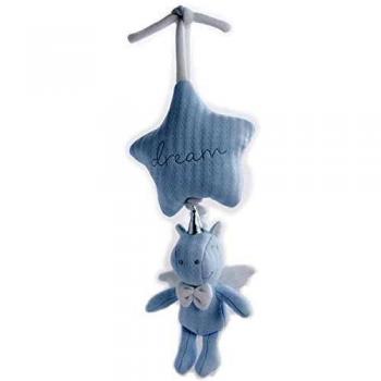 Gamberritos 10456 - Peluche Musical Baby Unicornio Azul