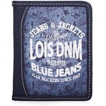 LOIS - 10420 BILLETERO ESTAMPADO BLUE JEANS, Color Azul