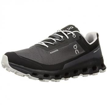 Zapatillas On Running Cloudvista Waterproof para Hombre - Gris Oscuro, Talla 46, Ideal para Trail y Senderismo, Resistente al Agua