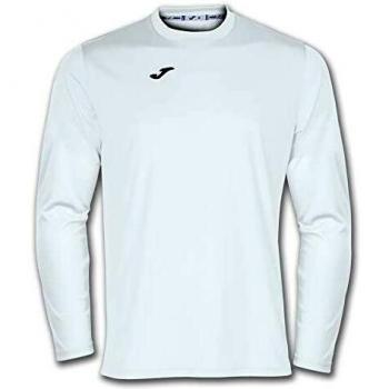 Joma Combi Long Sleeve Sports Jersey for Men - Lightweight and Breathable - White