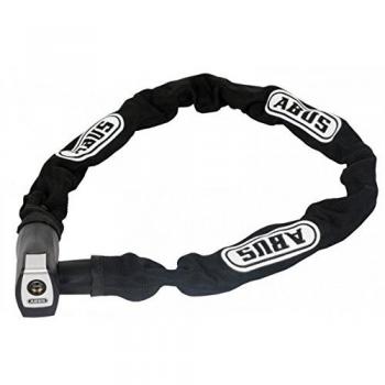 Abus 095658 - 8800/120_BLACK Cadena de llave recubireta de tela Ionus negra
