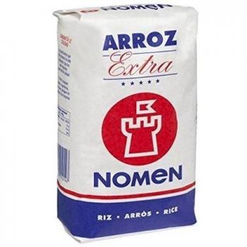 Nomen - Arroz Extra Redondo - 1 Kg - [pack de 5]