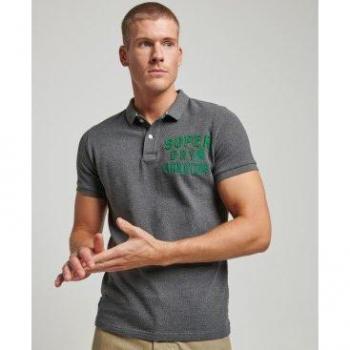 Polo Vintage Superstate Gris para Hombre de la marca Superdry