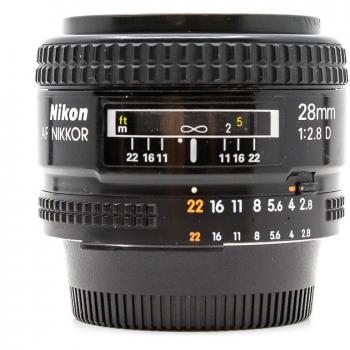 Objetivo Nikon AF Nikkor 28mm f/2.8D - Usado en Excelente Estado