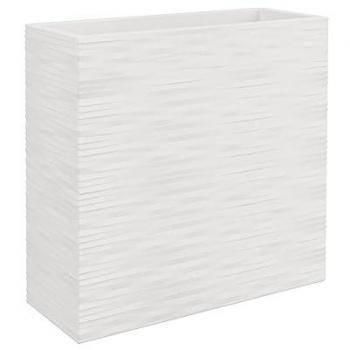 Jarrón Separador Elegance 80 cm x 30 cm x 80 cm de Resina Efecto Relieve para Interior y Exterior
