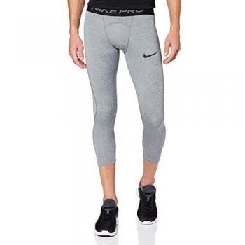 NIKE M NP Tght 3qt Pantalones de Deporte, Hombre, Smoke Grey/lt Smoke Grey/