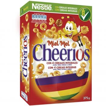 Cheerios - Cereales con Avena Integral Tostados y Miel - 3 Paquetes de 375 g