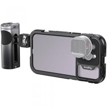 SmallRig 4099 Single Handheld Mobile Video Cage Kit for iPhone 14 Pro Max