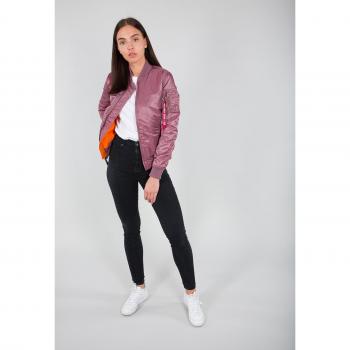 Alpha Industries Women's MA-1 VF 59 Bomber Jacket in Dusty Pink, Size S