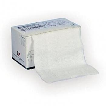 Gima - Rollos de gasa 100% algodón, detectables a los rayos X, 8 capas, 20 hilos/cm², medida 10 cm x 2 m
