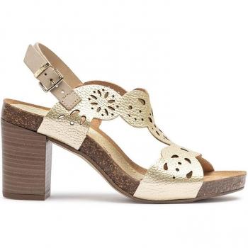 Sandalia de tacón Yokono Ponza 006 - dorado