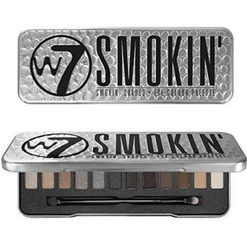 W7 Smokin' - Paleta de sombras de ojos, 15,6 g, 12 colores