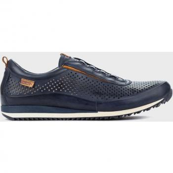 Zapatillas de piel Liverpool M2A azul de Pikolinos