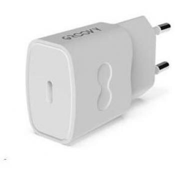 Cargador de pared Groovy USB-C 2.4A color blanco