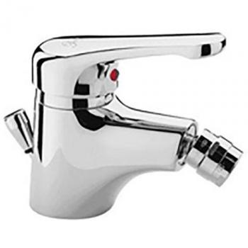 Mezclador de Bidet Monocomando Nettuno con Desagüe Automático Cromado