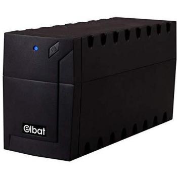 SAI Elbat Delta 900VA USB con Estabilizador AVR y Función de Arranque en Frío - 3x Shuckos EB0106