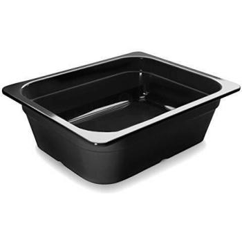 Lacor 66210J - Cubeta negra melamina gn 1/2 265x325x100