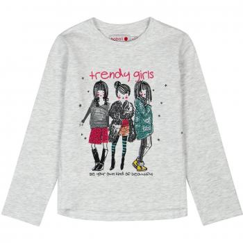 boboli 466107, Camiseta para Niñas, Gris