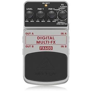 Best Price Square Guitar Pedal, Digital Multi-FX FX600 by BEHRINGER