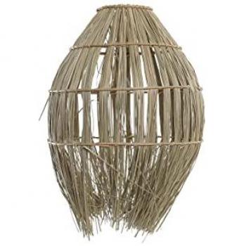 Pantalla de Lámpara DKD Home Decor Fibra natural 36 x 36 x 48 cm