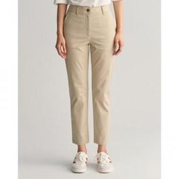 Pantalones Chinos Slim Fit Beige de Gant