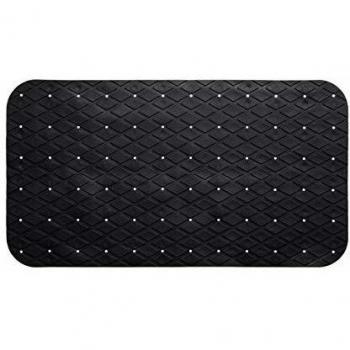 Alfombrilla Antideslizante Colorama 69x39cm Negra PVC